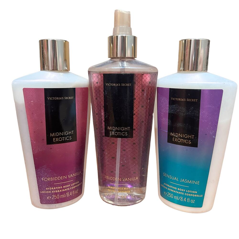 Victoria's Secret Midnight Exotics Fragrance Mist and Body Lotion